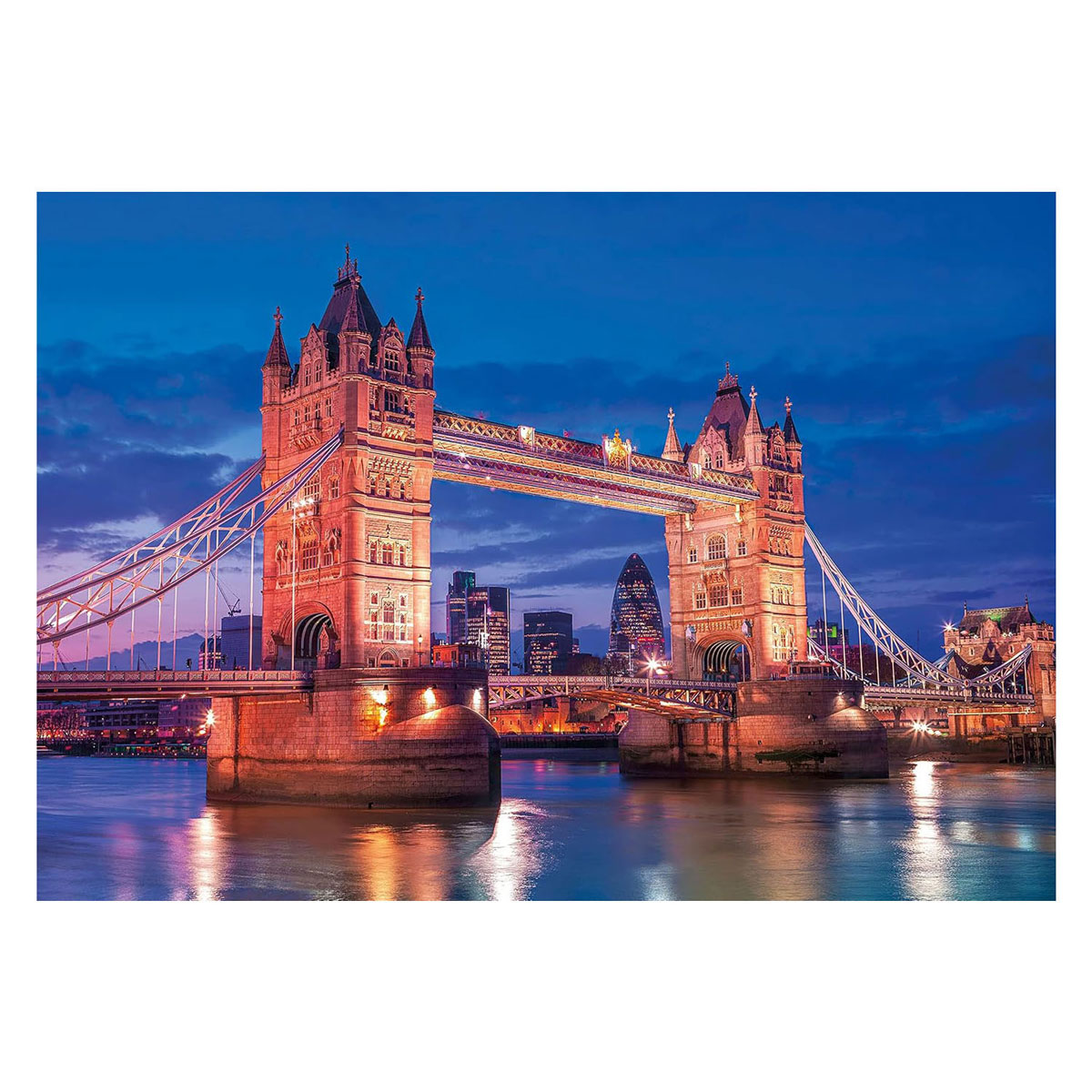 Clementoni Legpuzzel Tower Bridge bij Nacht - 1000st.