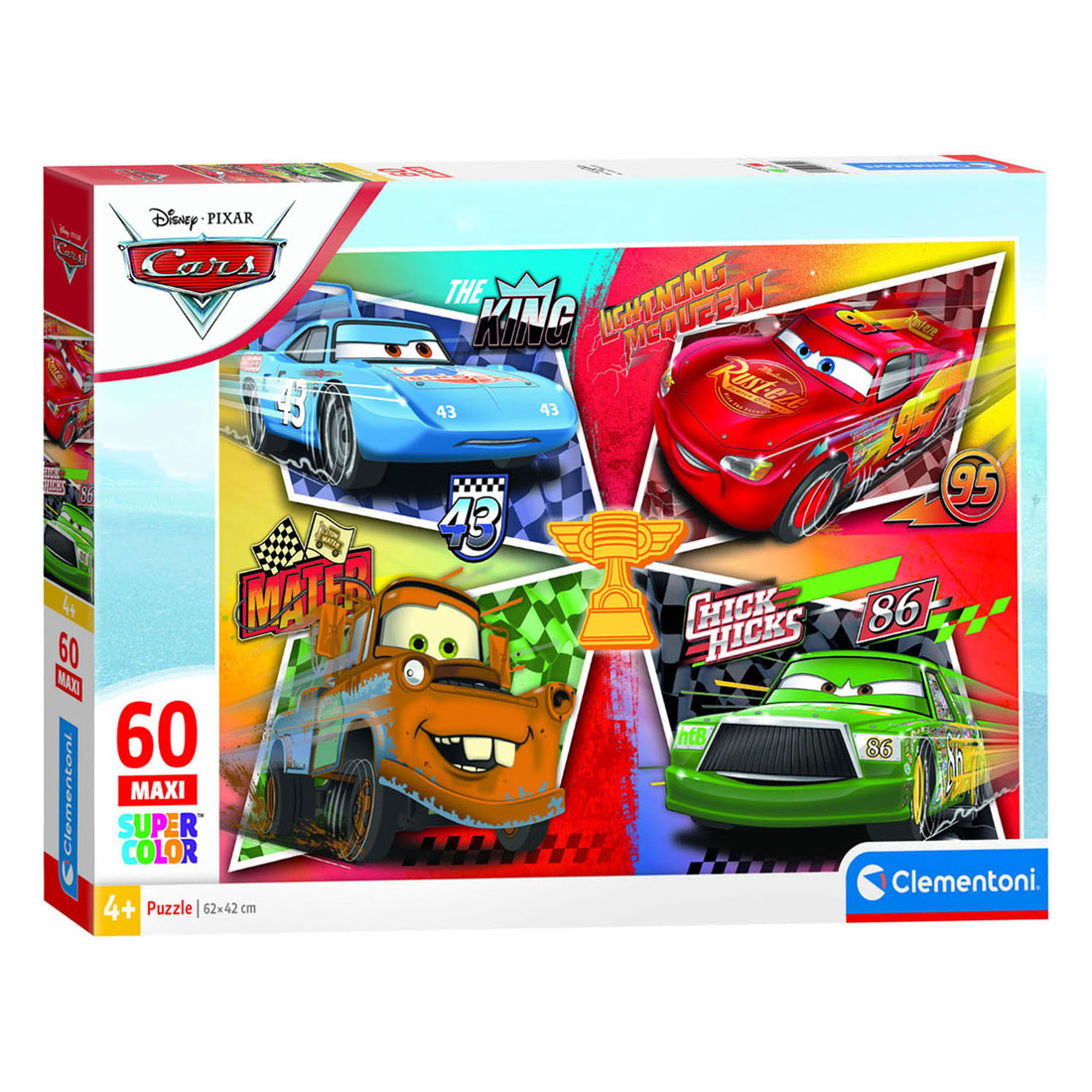 Puzzle Clementoni Cars - 60 pièces Maxi