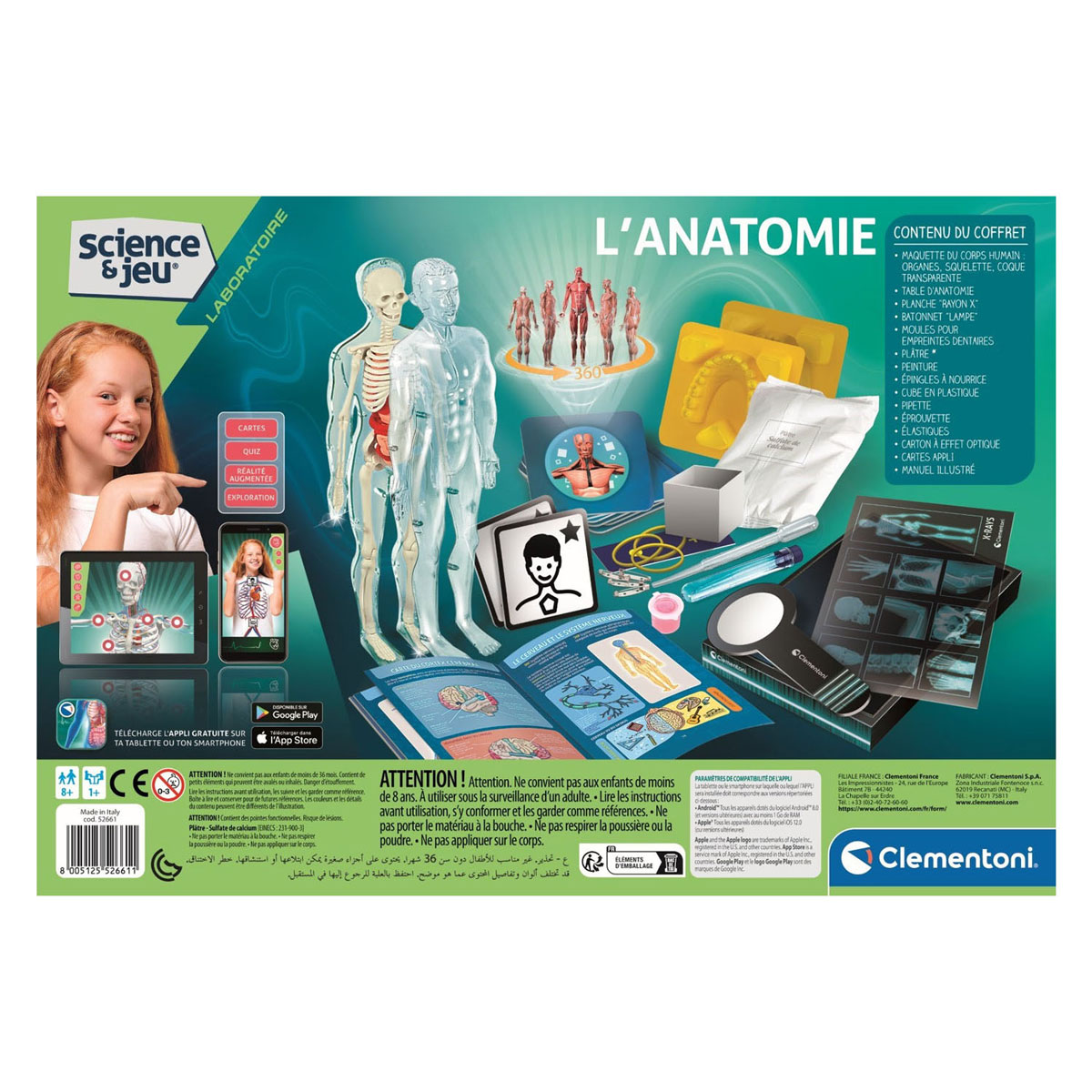 Clementoni Science et Jeu - Super Anatomie