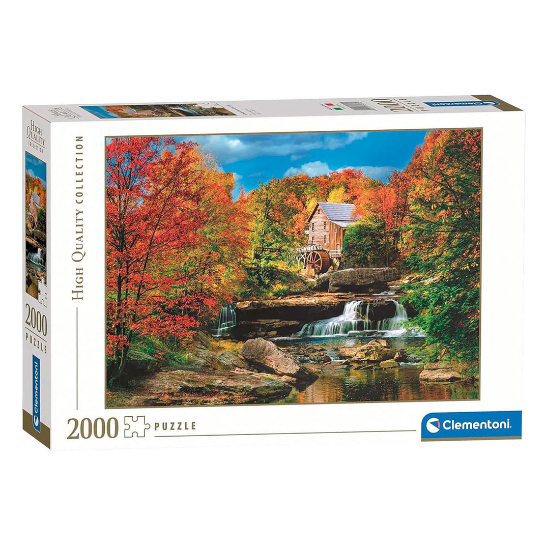 Puzzle Clementoni Glade Creek Grist Mill - 2000 pièces.