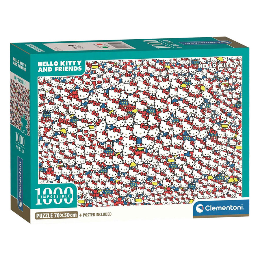 Puzzle impossible Clementoni Hello Kitty - 1000 pièces