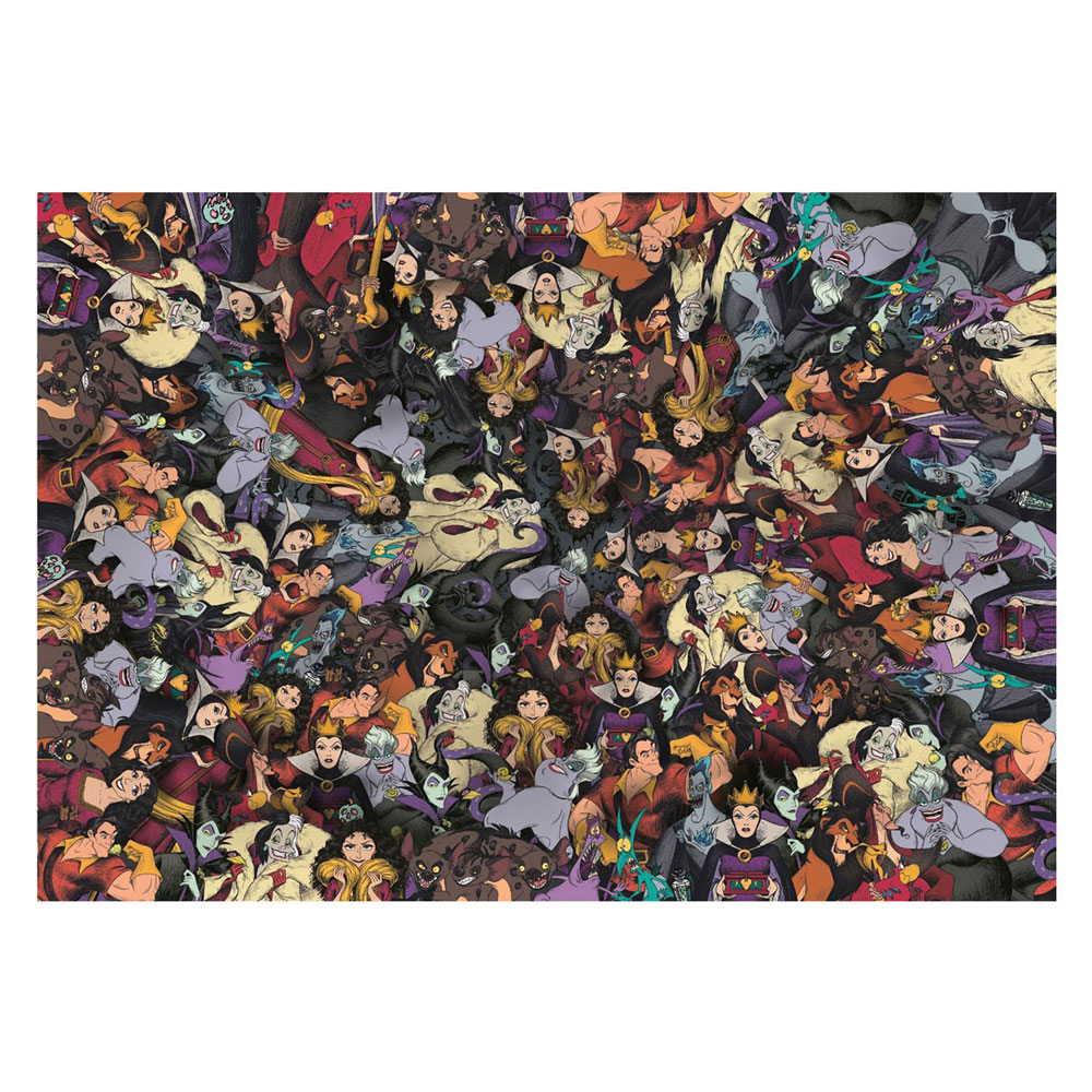 Clementoni Puzzle „Disney-Bösewichte – Unmöglich“ – 1000 Teile