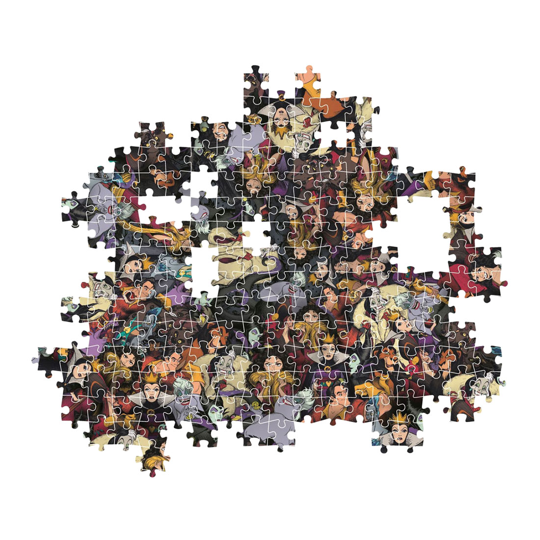 Clementoni Puzzle „Disney-Bösewichte – Unmöglich“ – 1000 Teile