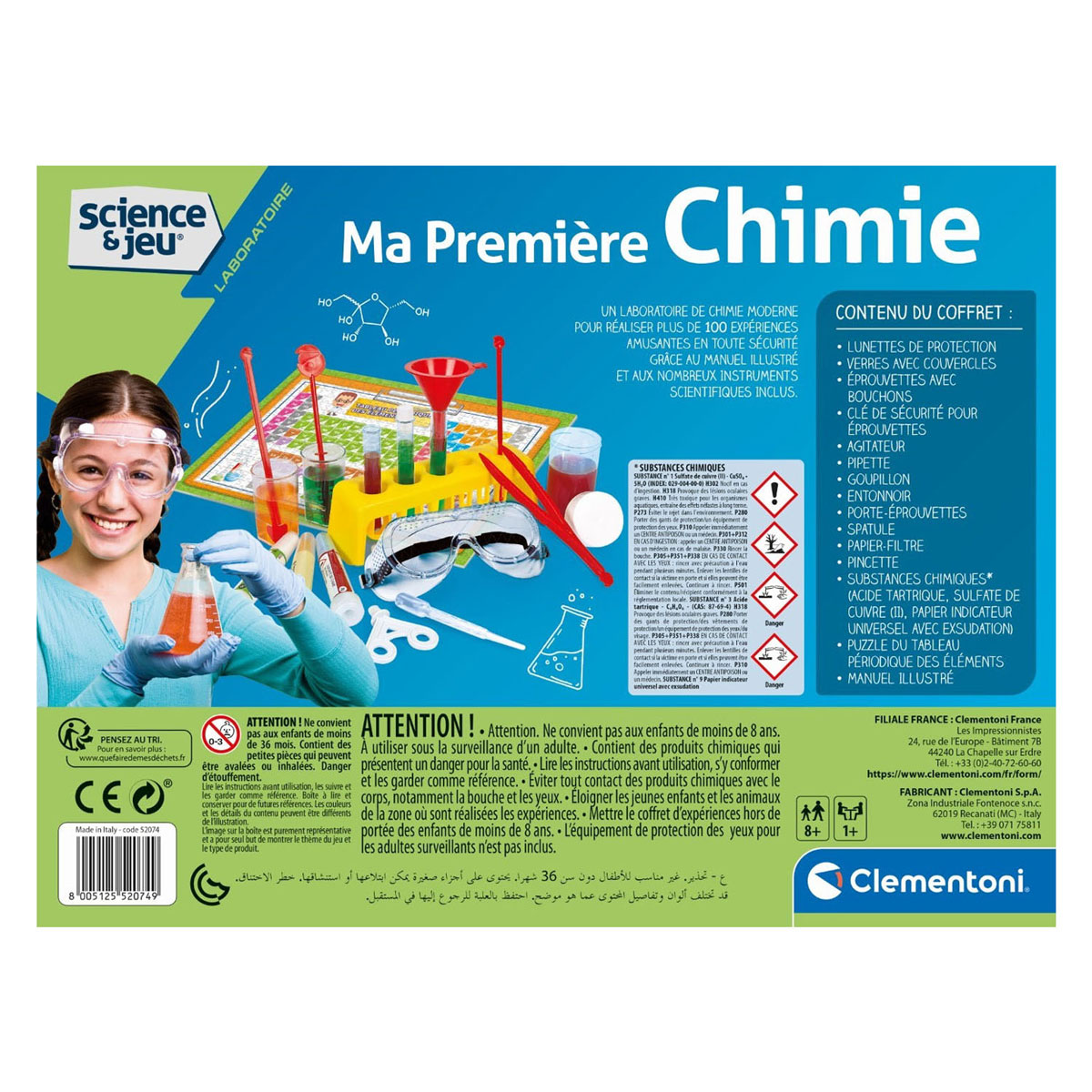 Sciences et jeux - Mon premier kit de chimie