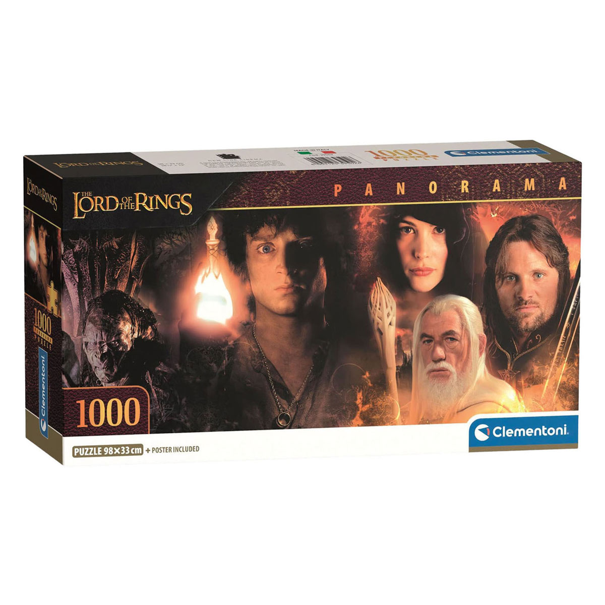 Clementoni Legpuzzel Le Seigneur des Anneaux Panorama - 1000e.