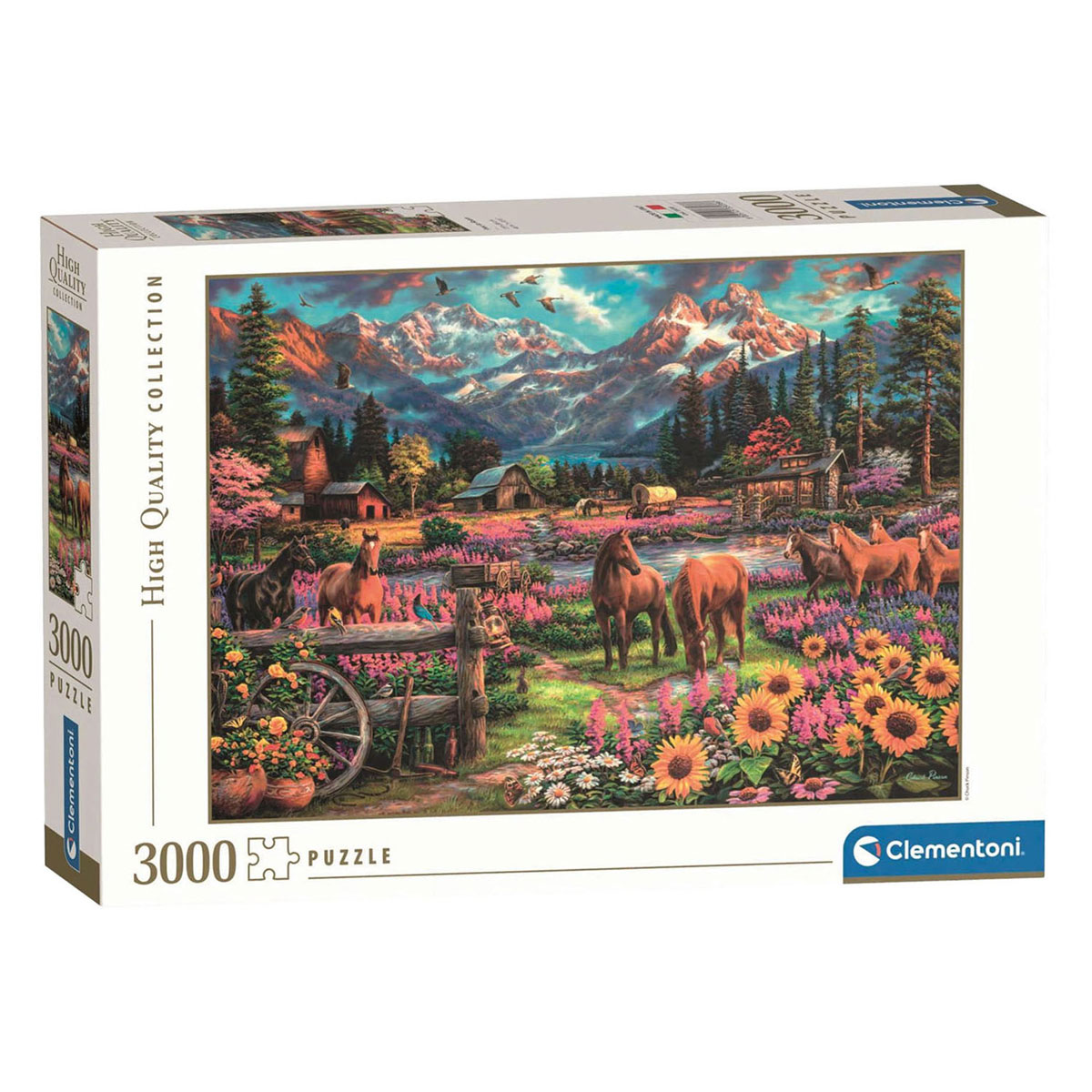 Puzzle Clementoni Free to Graze - 3000 pièces.