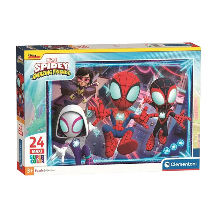 Clementoni Legpuzzel Spidey et ses amis extraordinaires - Maxi 24st