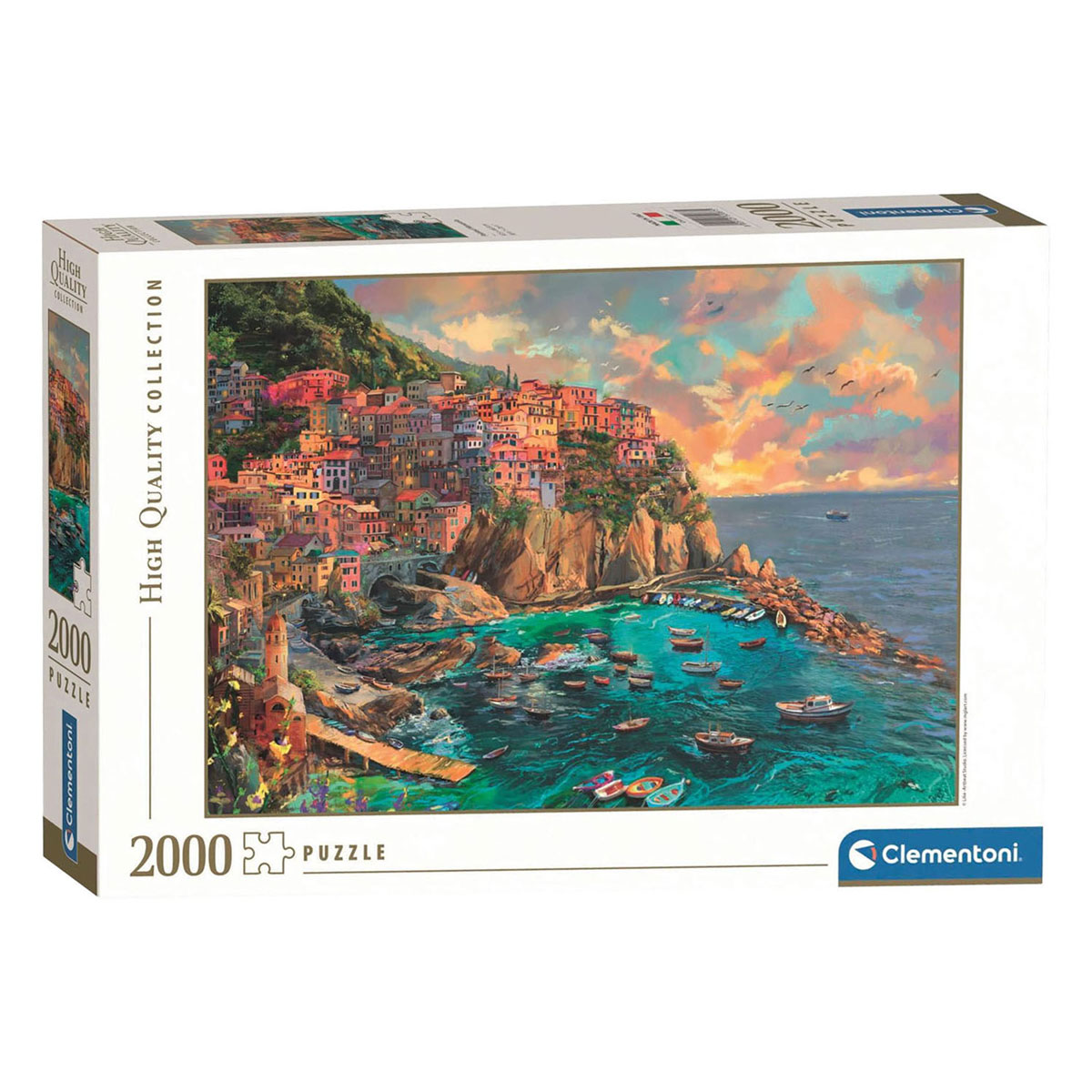 Puzzle Clementoni Painted Manarola - 2000 pièces.