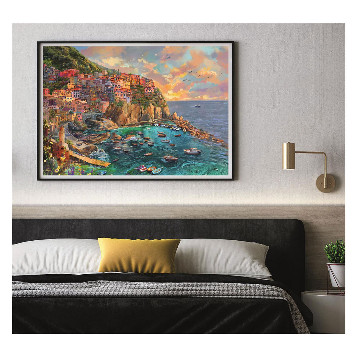 Puzzle Clementoni Painted Manarola - 2000 pièces.