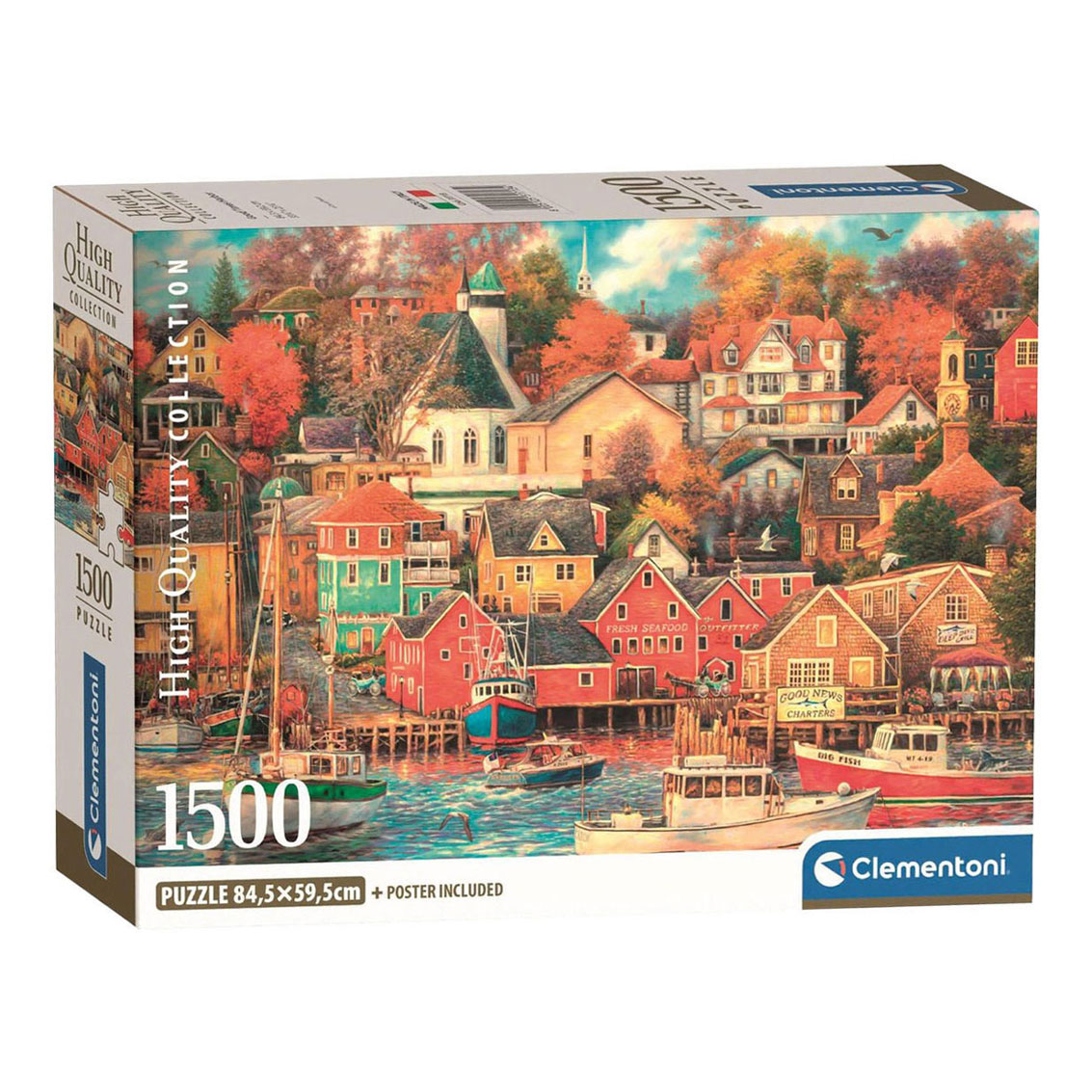 Puzzle Clementoni Good Times Harbor - 1500 pièces