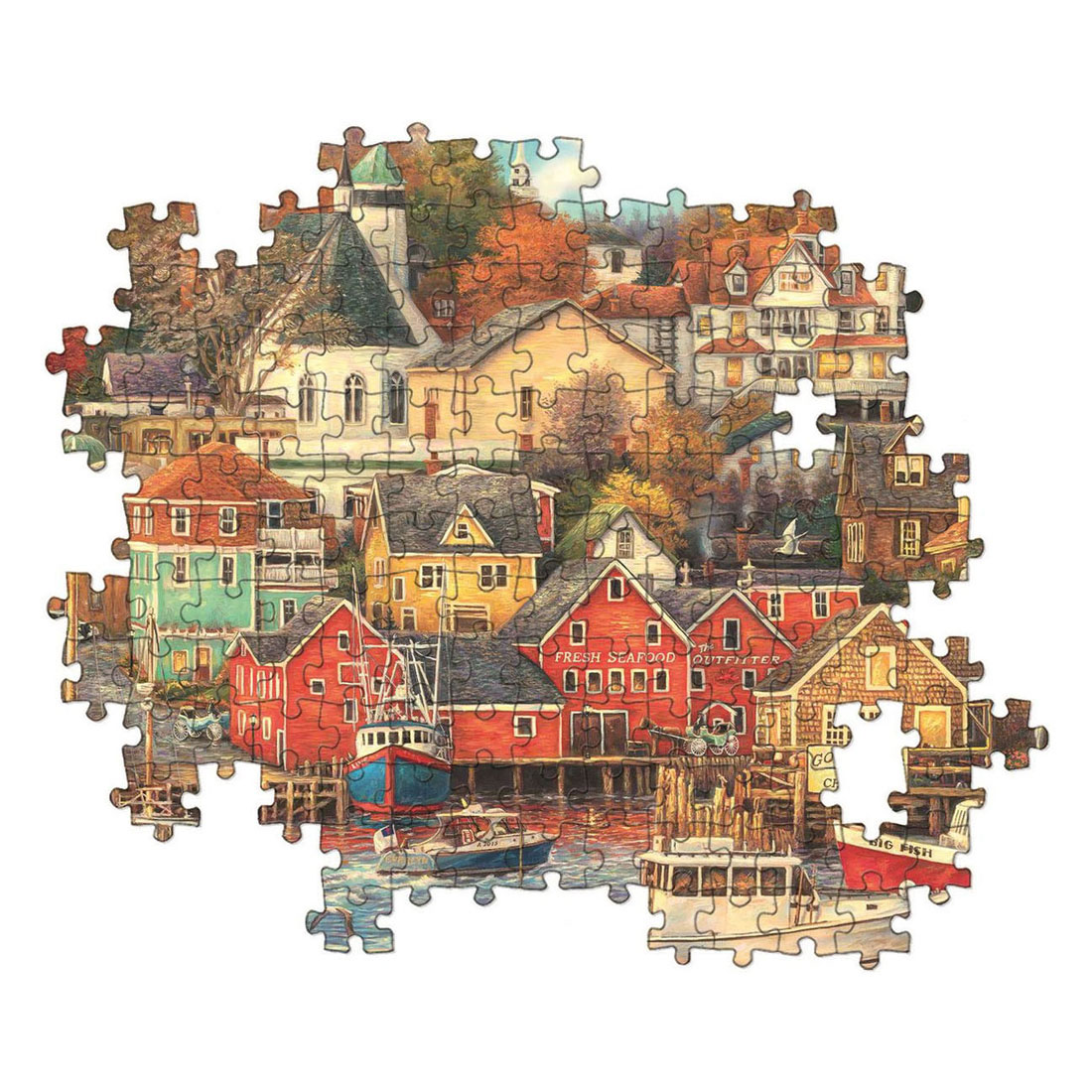 Puzzle Clementoni Good Times Harbor - 1500 pièces