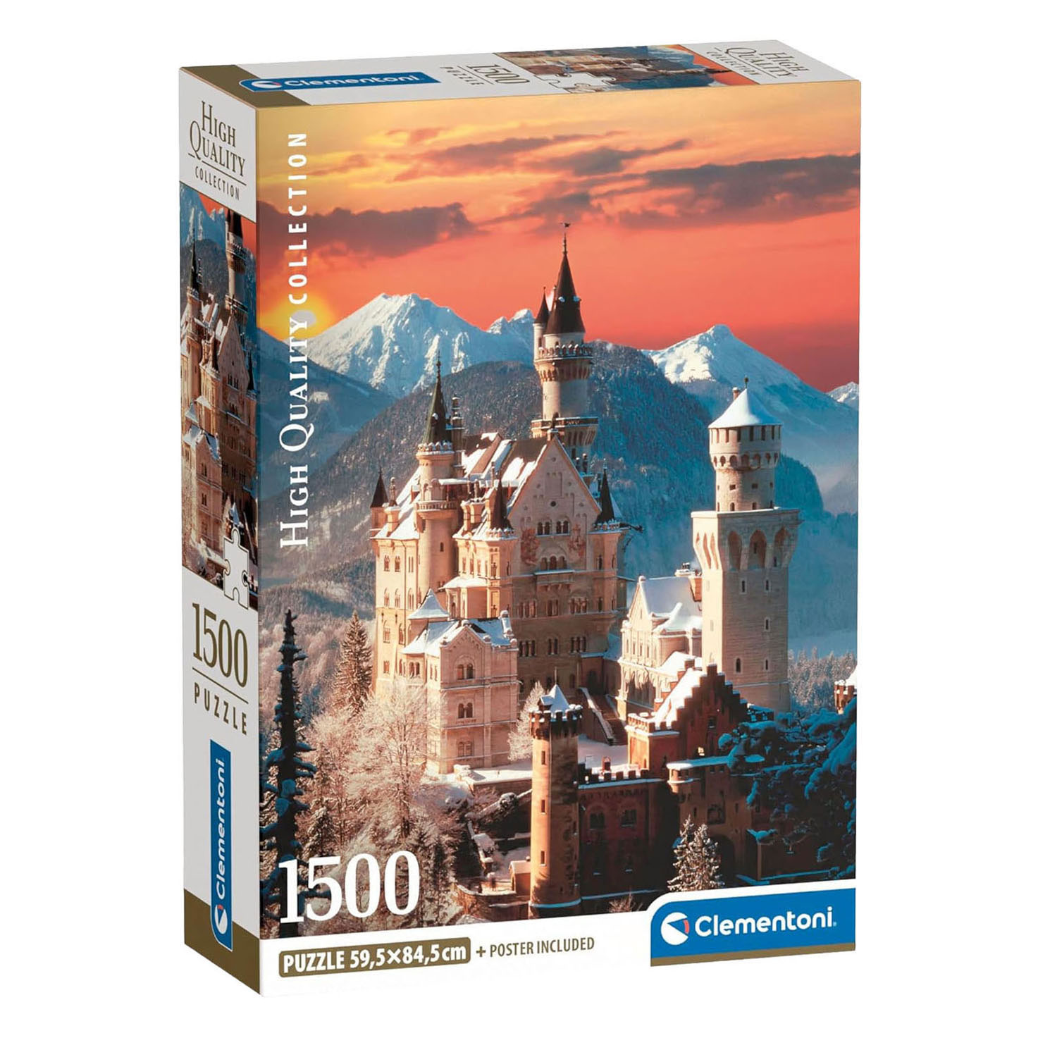 Puzzle Clementoni Neuschwanstein - 1500 pièces