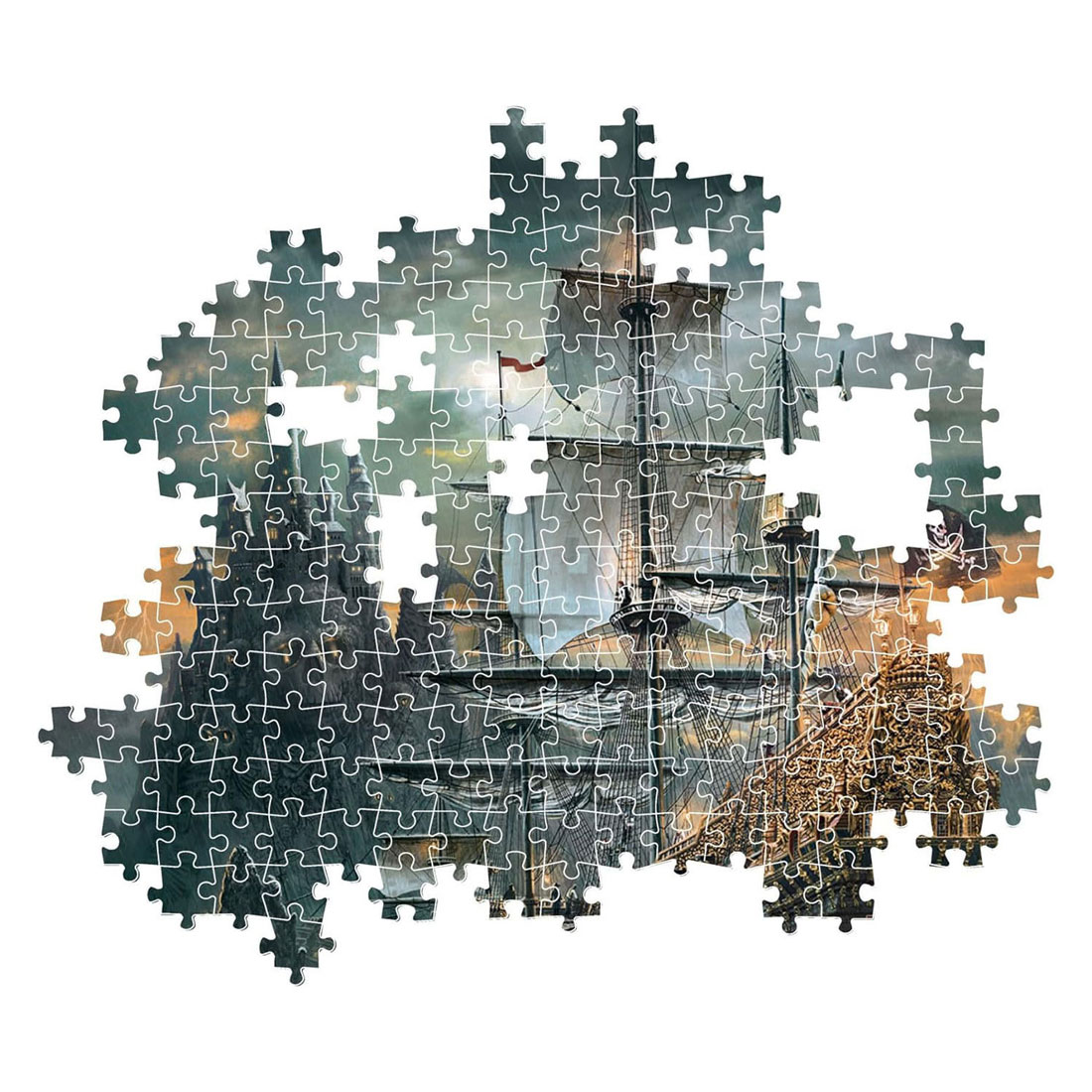Puzzle Clementoni Bateau Pirate - 1500 pièces