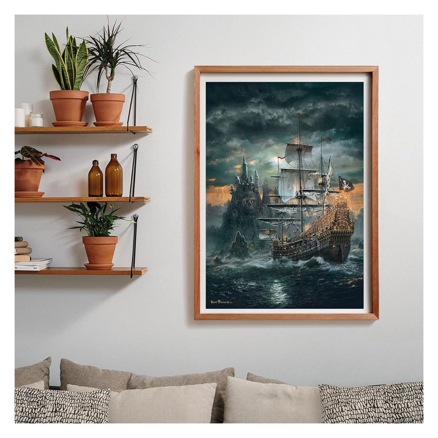 Puzzle Clementoni Bateau Pirate - 1500 pièces