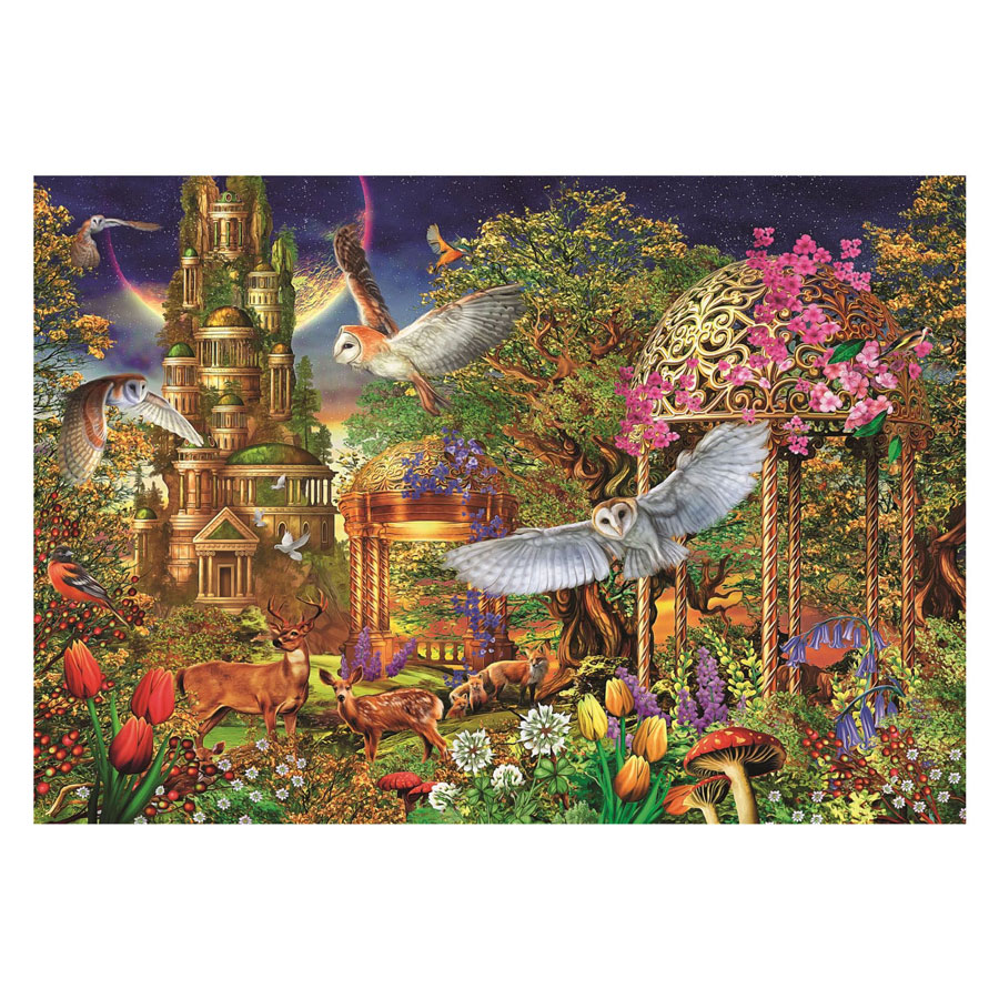 Jardin fantastique des bois de Clementoni Legpuzzel - 1500e.