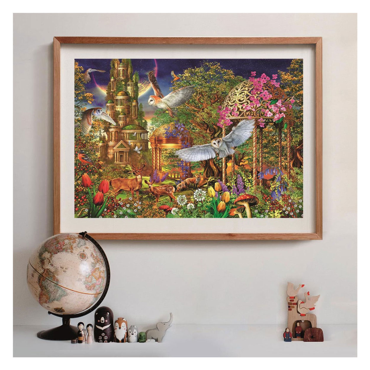 Jardin fantastique des bois de Clementoni Legpuzzel - 1500e.
