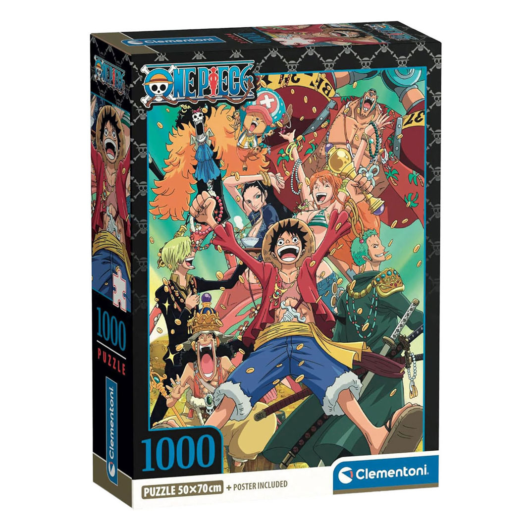 Clémentoni Legpuzzel One Piece Luffy - 1000st.