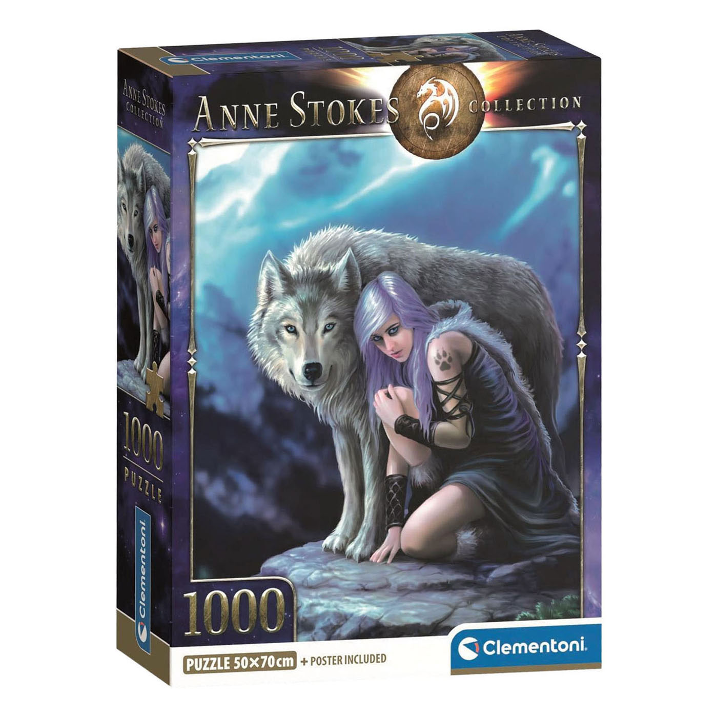 Puzzle Clementoni Anne Stokes Protector - 1000 pièces