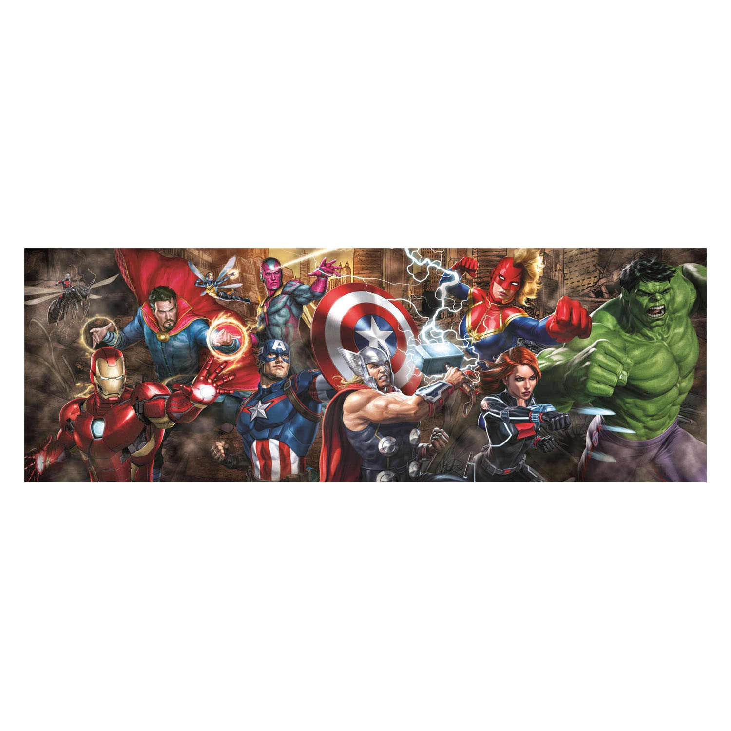 Puzzle panoramique Marvel de Clementoni - 1000 pièces