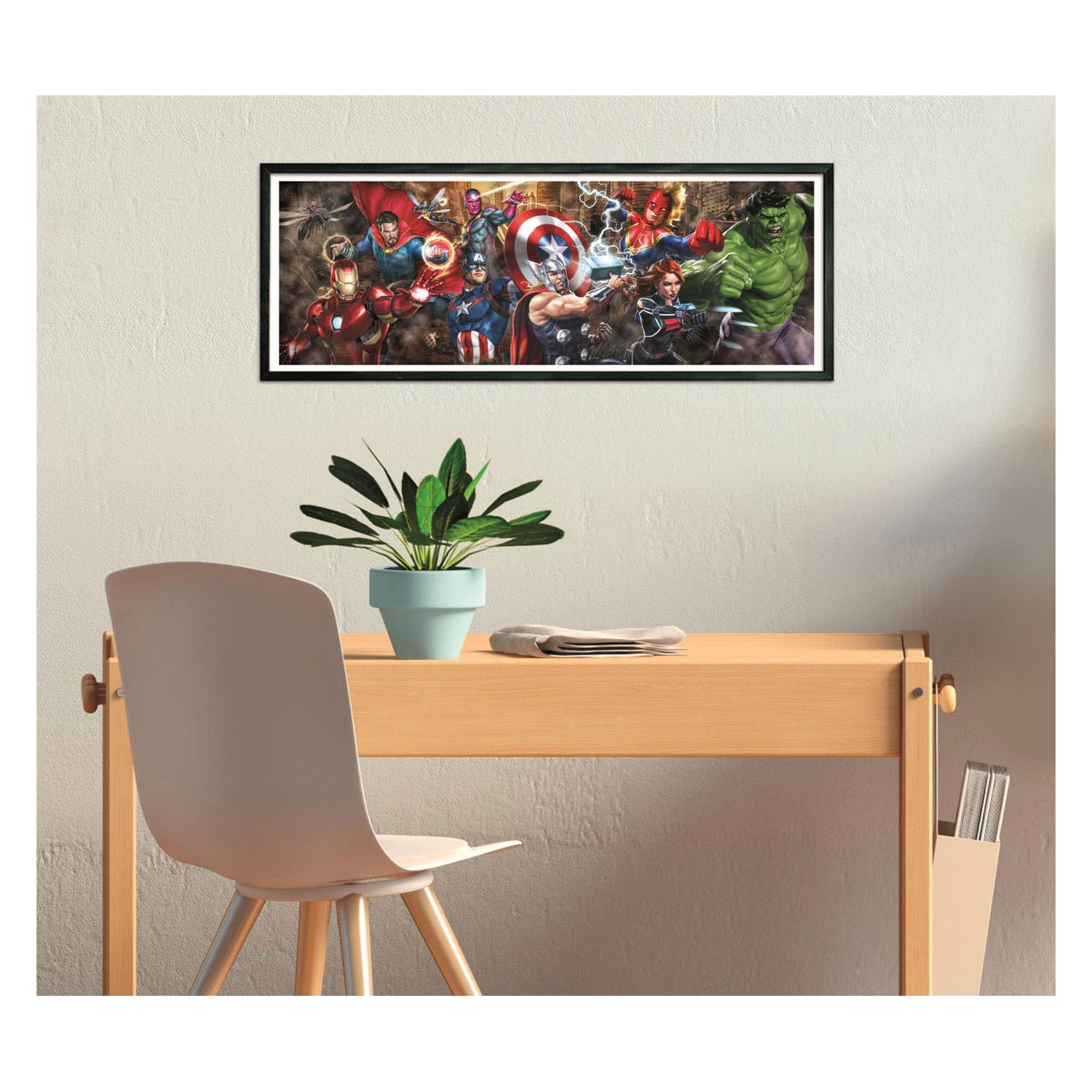 Puzzle panoramique Marvel de Clementoni - 1000 pièces