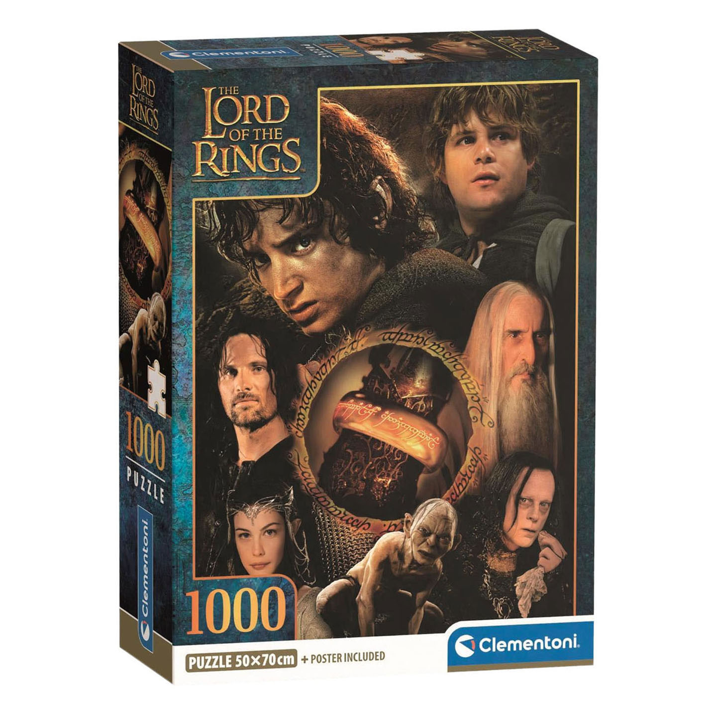 Clémentoni Legpuzzel Le Seigneur des Anneaux - 1000e.