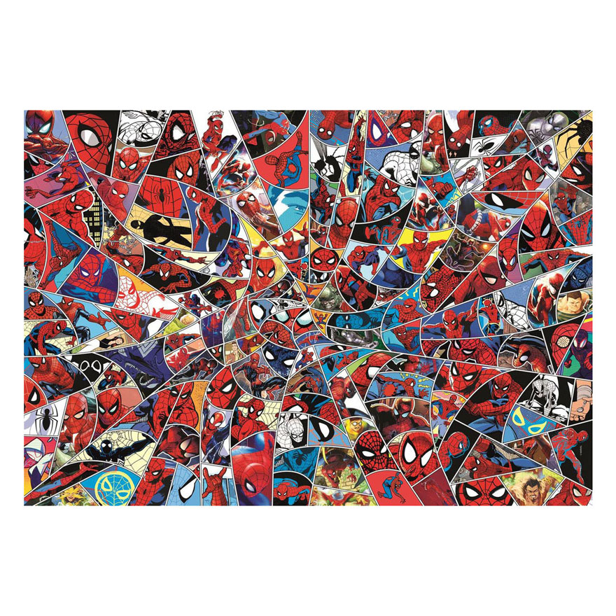 Puzzle Clementoni Impossible Marvel Spider-Man - 1000 pièces.