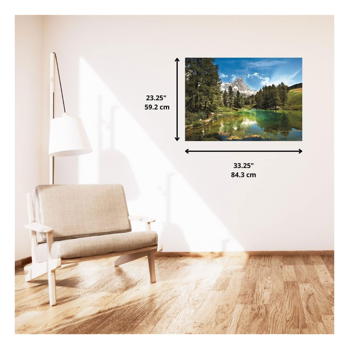 Puzzle Clementoni Lac Bleu - 1500 pièces