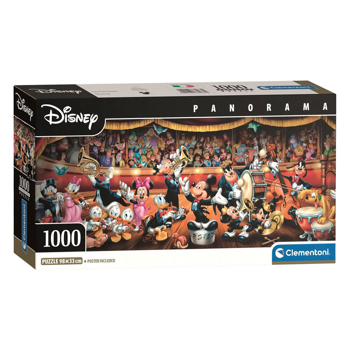 Clementoni Legpuzzel Panorama Disney Orchestra - 1000st.