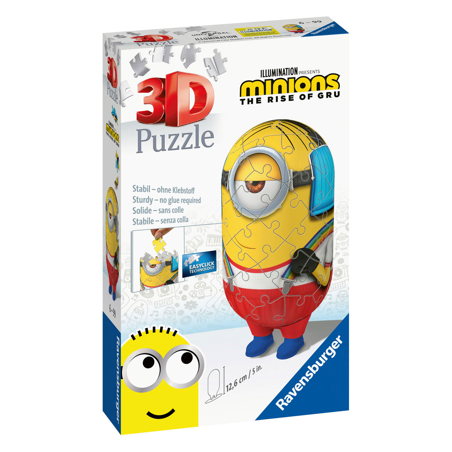 Minions 3D-Puzzle - Rollschuhe, 54 Teile
