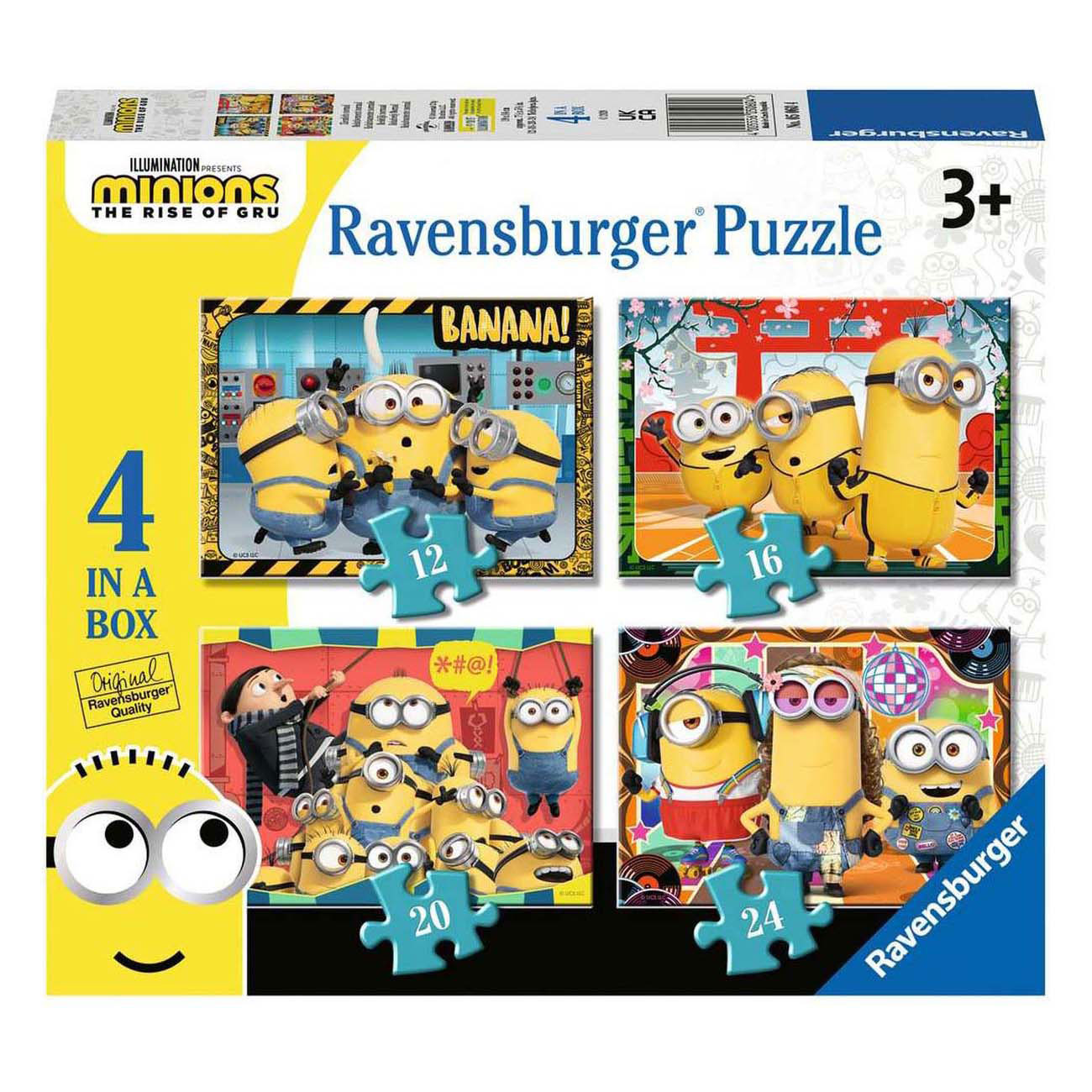 Puzzle Minions 2, 4 en 1