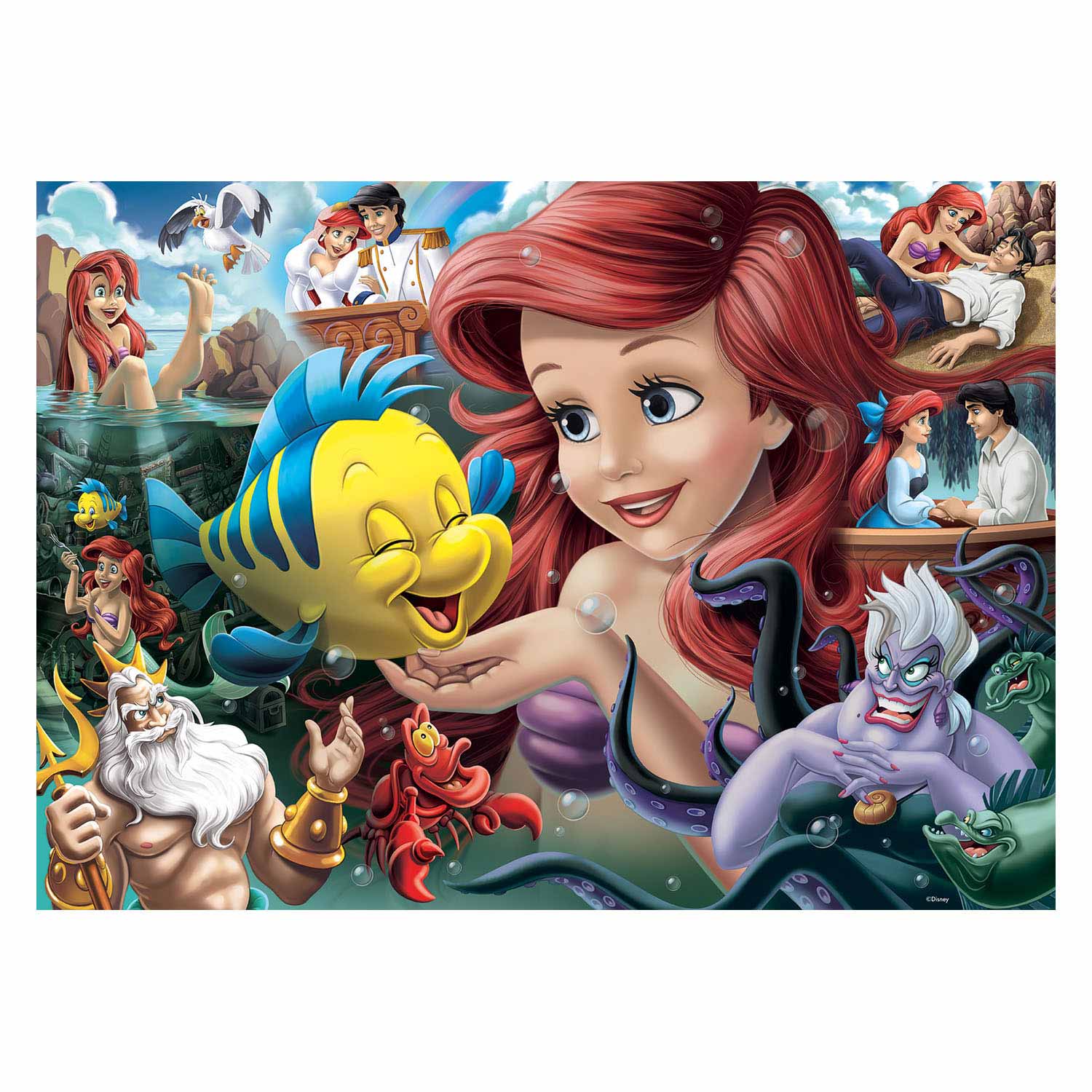 Disney Die kleine Meerjungfrau Puzzle, 1000 Teile.