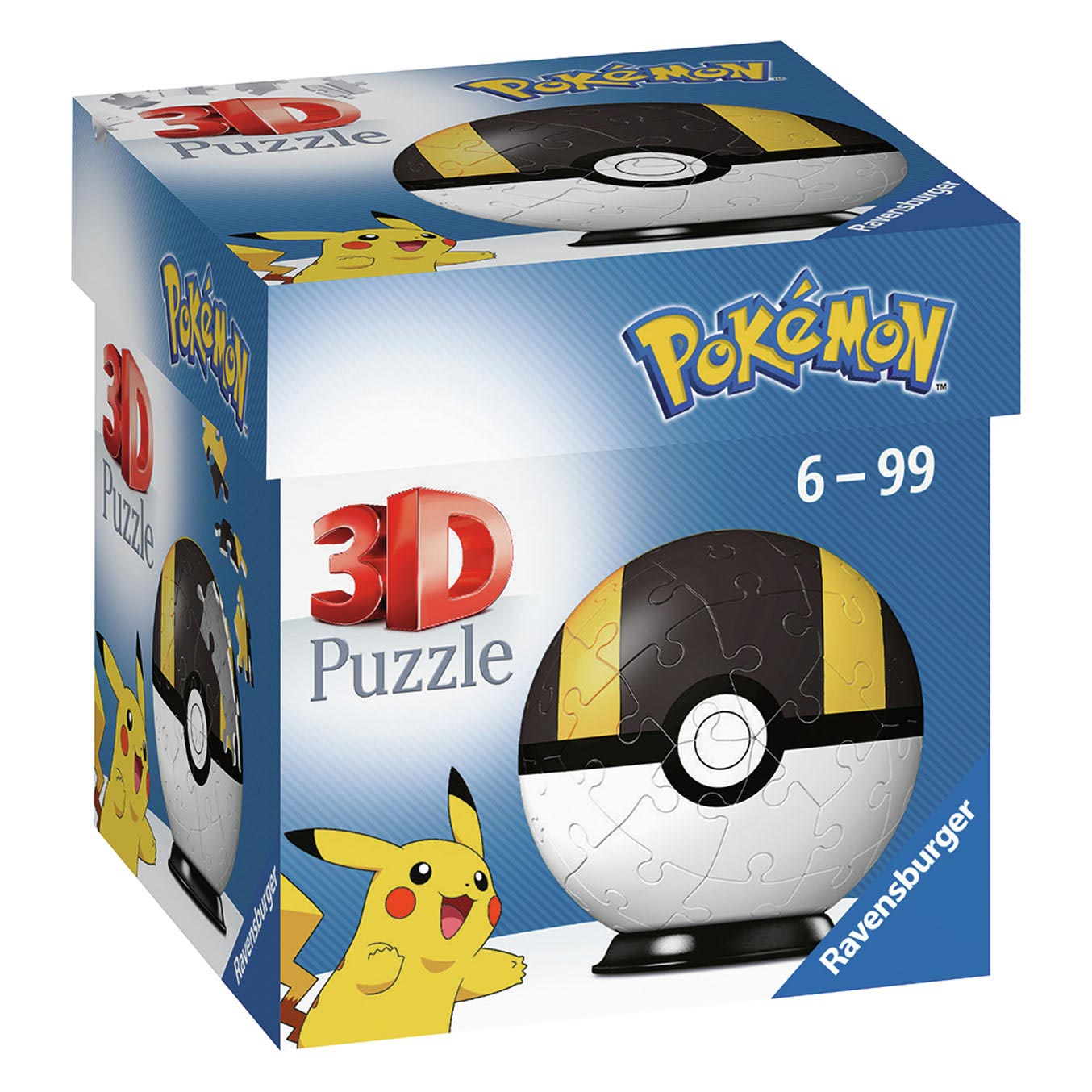 Puzzle 3D Pokémon Ultra Balle, 54 mcx.