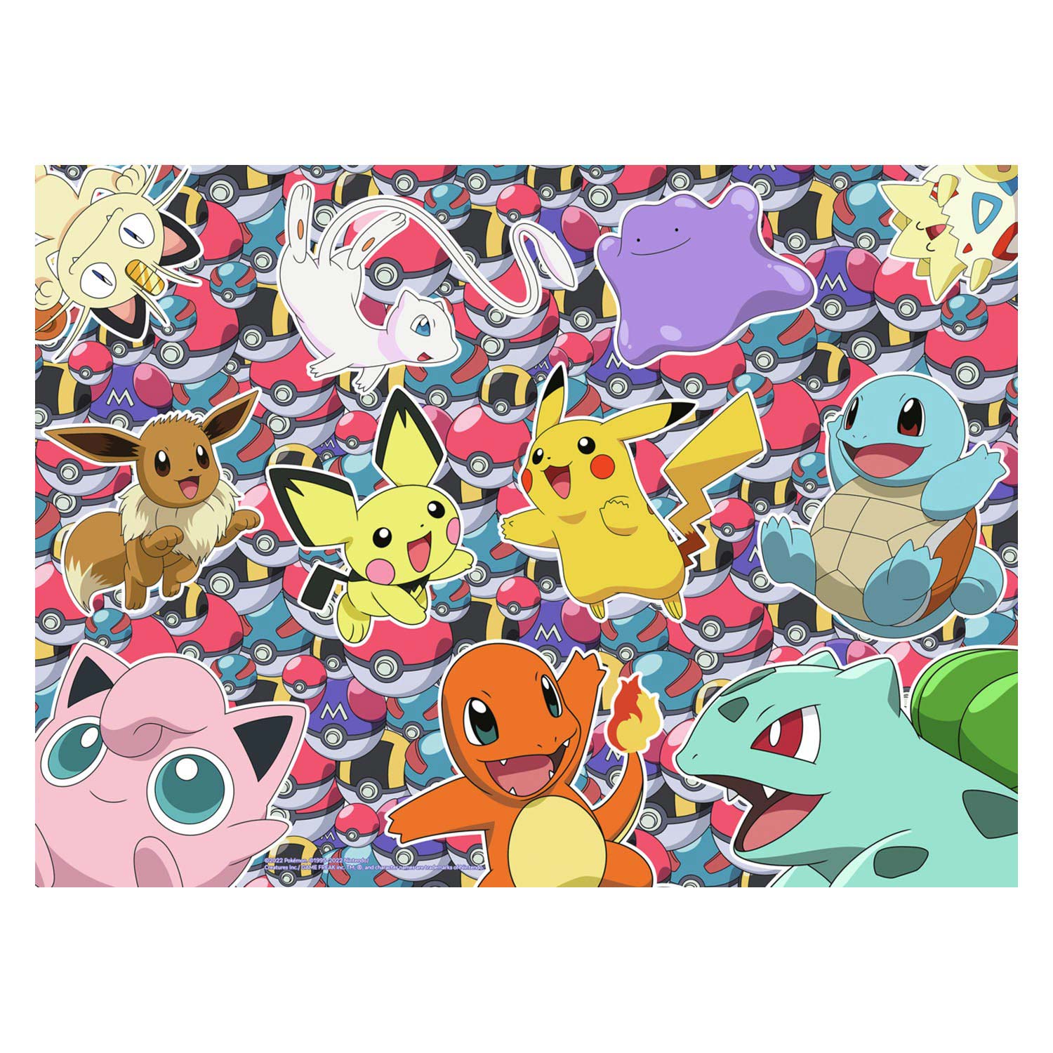 Pokémon-Puzzle XXL, 100 Teile.