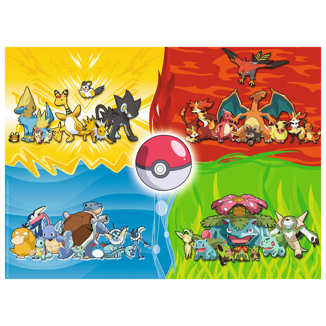 Casse-tête Pokémon , 150 pièces. XXL