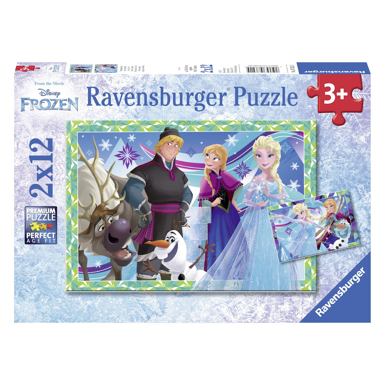 Disney Frozen Winterspelen Puzzel, 2x12st. online kopen Ravensburger Disney Frozen speelgoed kopen Vind jouw
