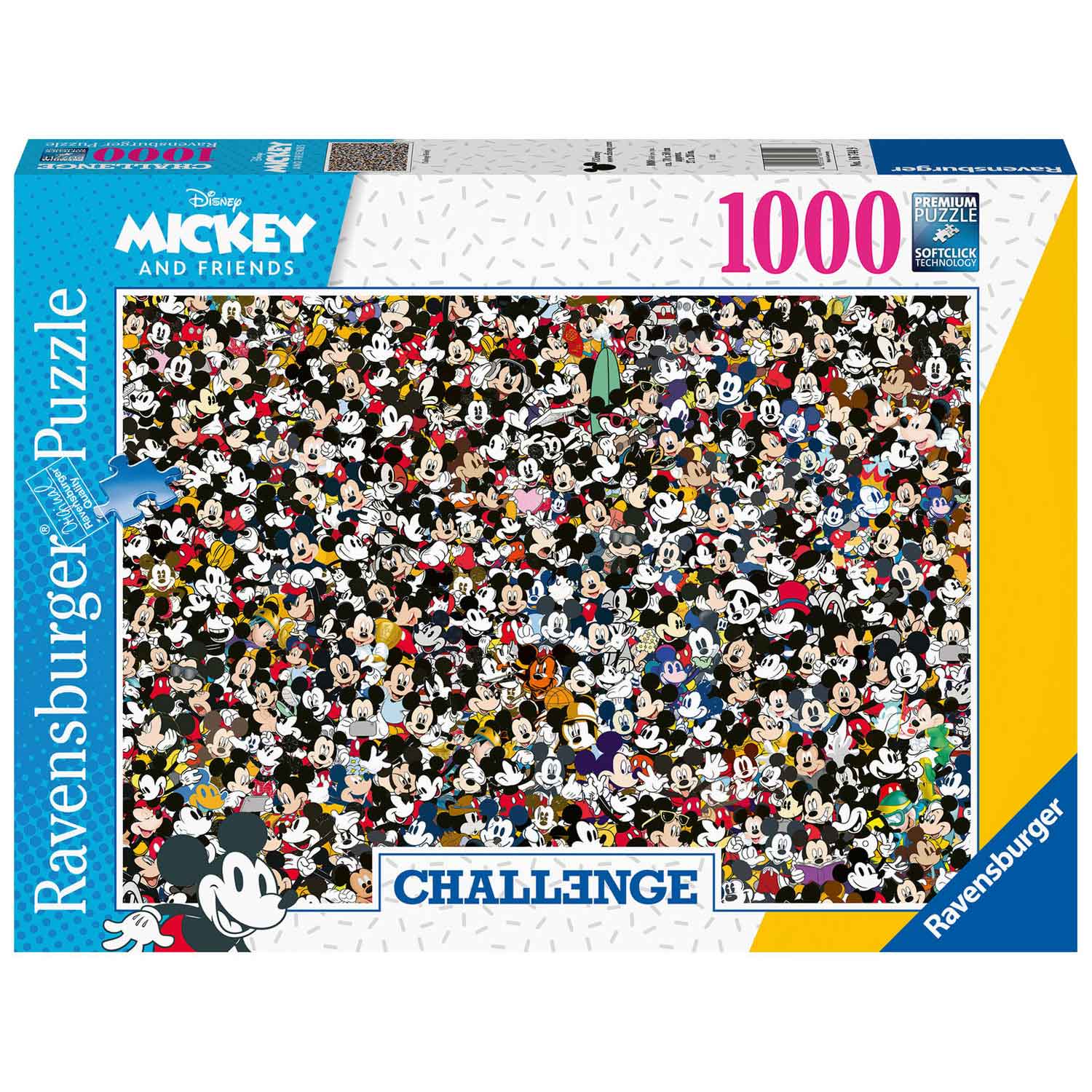 Challenge Puzzel Mickey Mouse, 1000st.