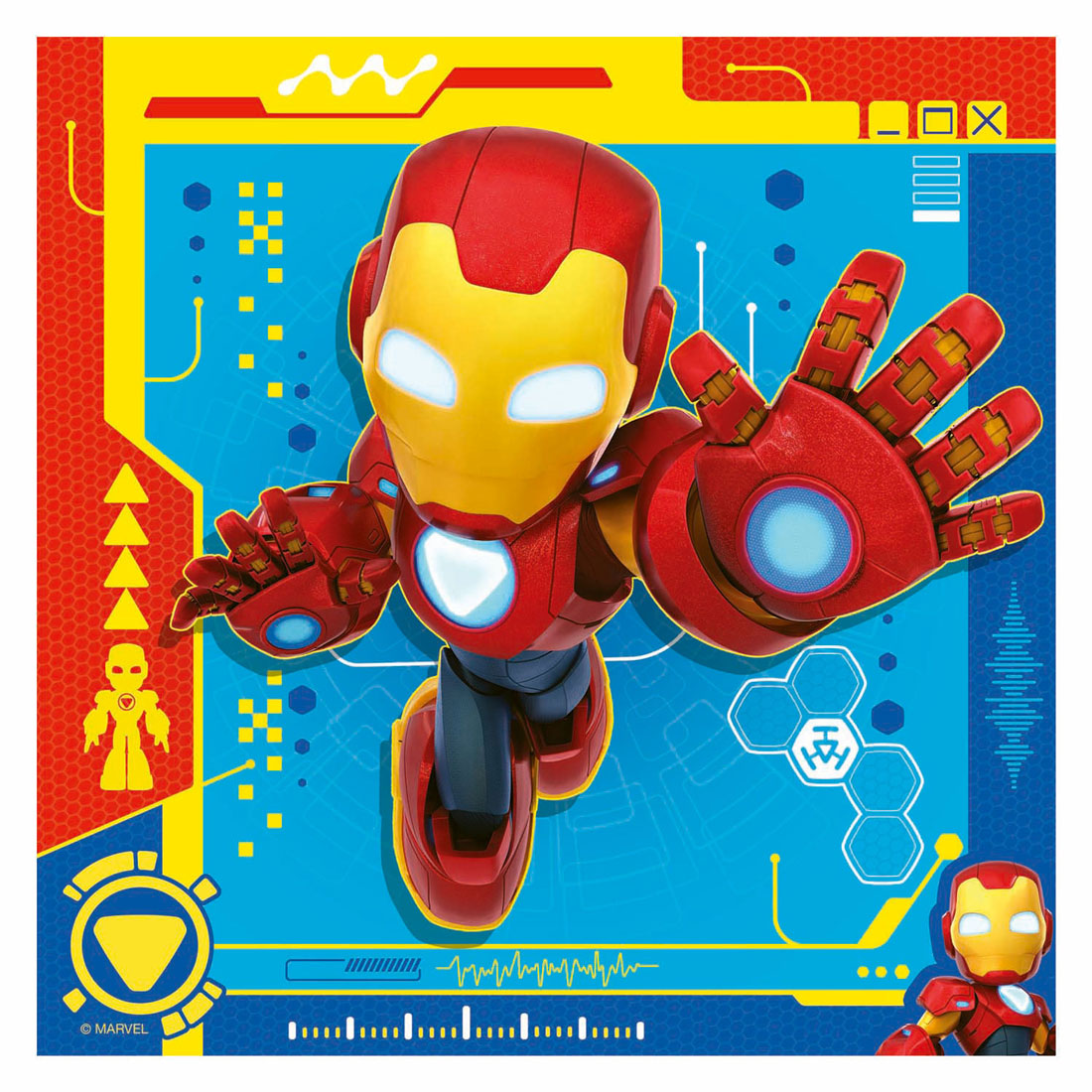 Legpuzzel Iron Man en zijn Geweldige Vrienden - 3x49st.