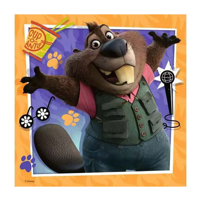 Ravensburger Puzzle Zootopia 2 - 3x49 Teile.