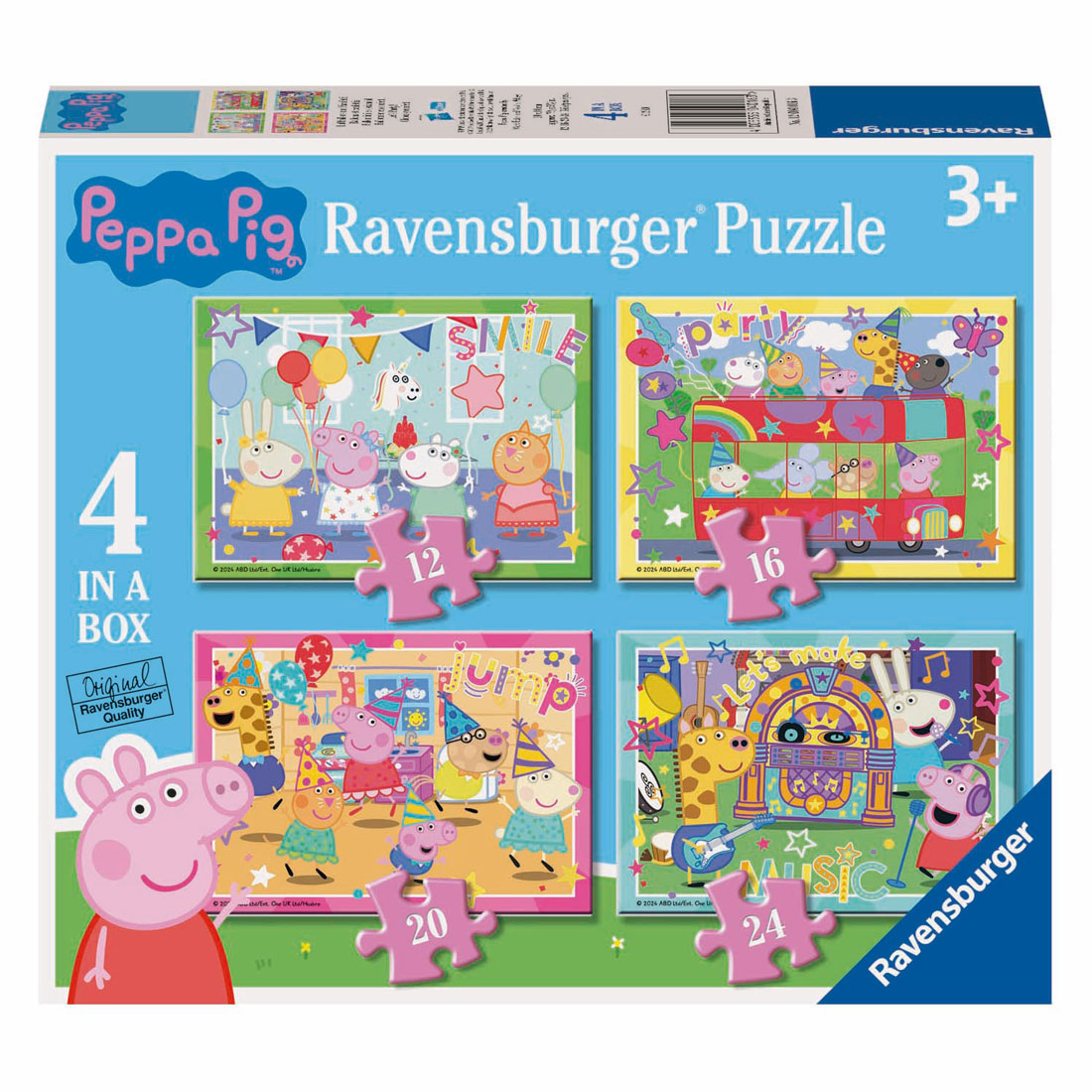 Legpuzzel Peppa Pig - 4 Puzzels
