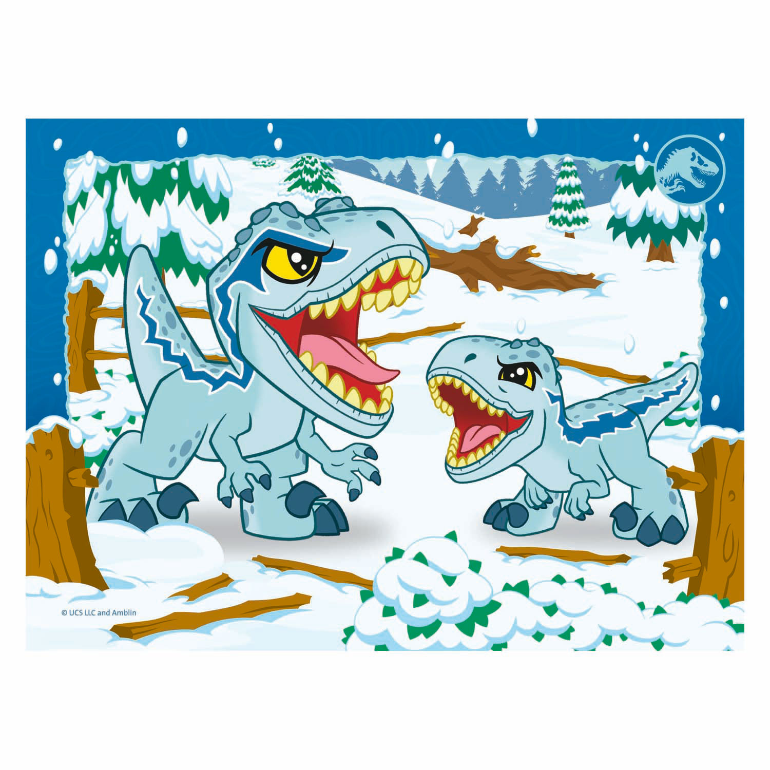 Legpuzzel Jurassic World Explorers - 4 Puzzels