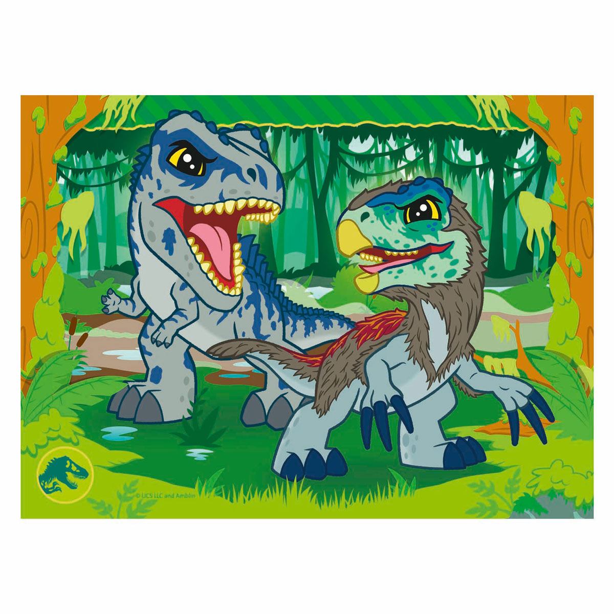 Legpuzzel Jurassic World Explorers - 4 Puzzels