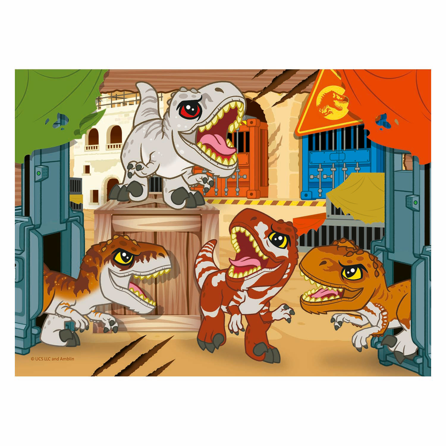 Legpuzzel Jurassic World Explorers - 4 Puzzels