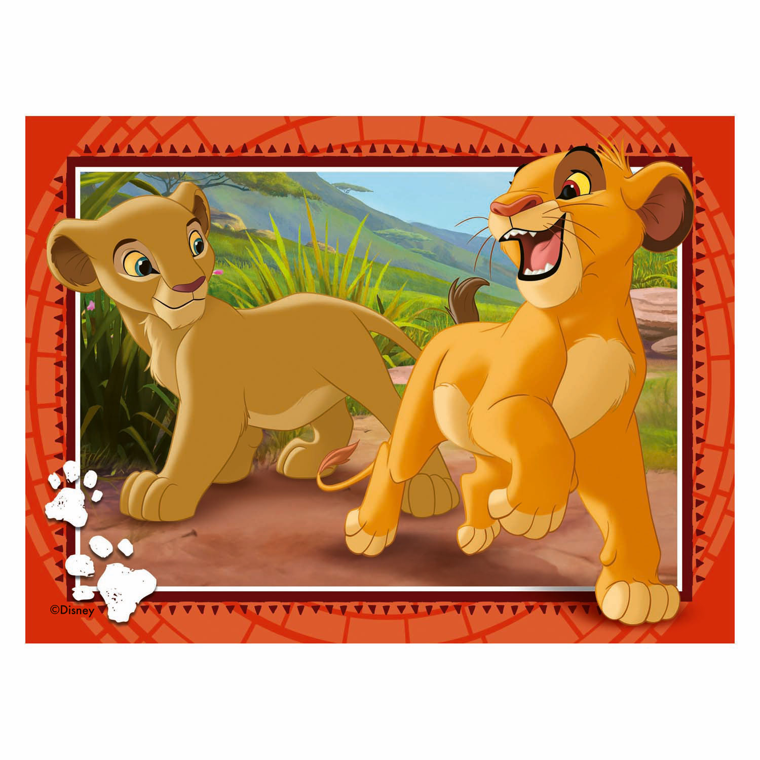 Legpuzzel Disney Lion King - 4 Puzzels