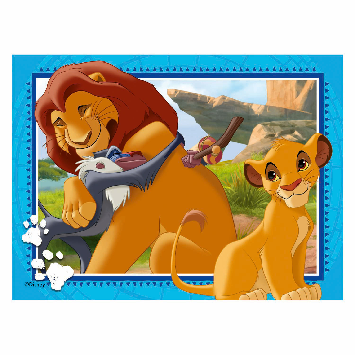Legpuzzel Disney Lion King - 4 Puzzels
