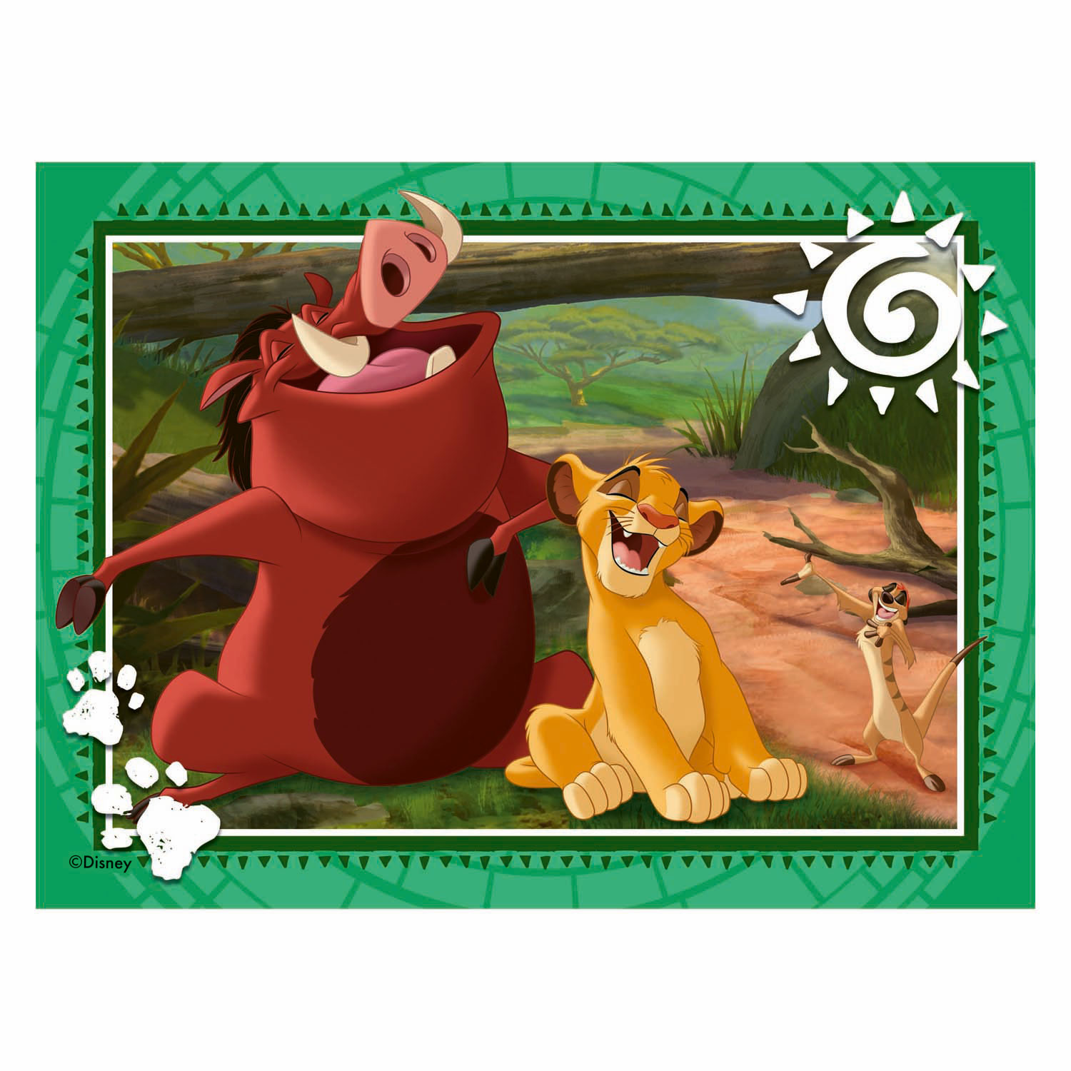 Legpuzzel Disney Lion King - 4 Puzzels