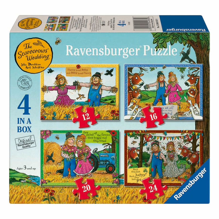 Legpuzzel Trouwerij op de Boerderij - 4 Puzzels