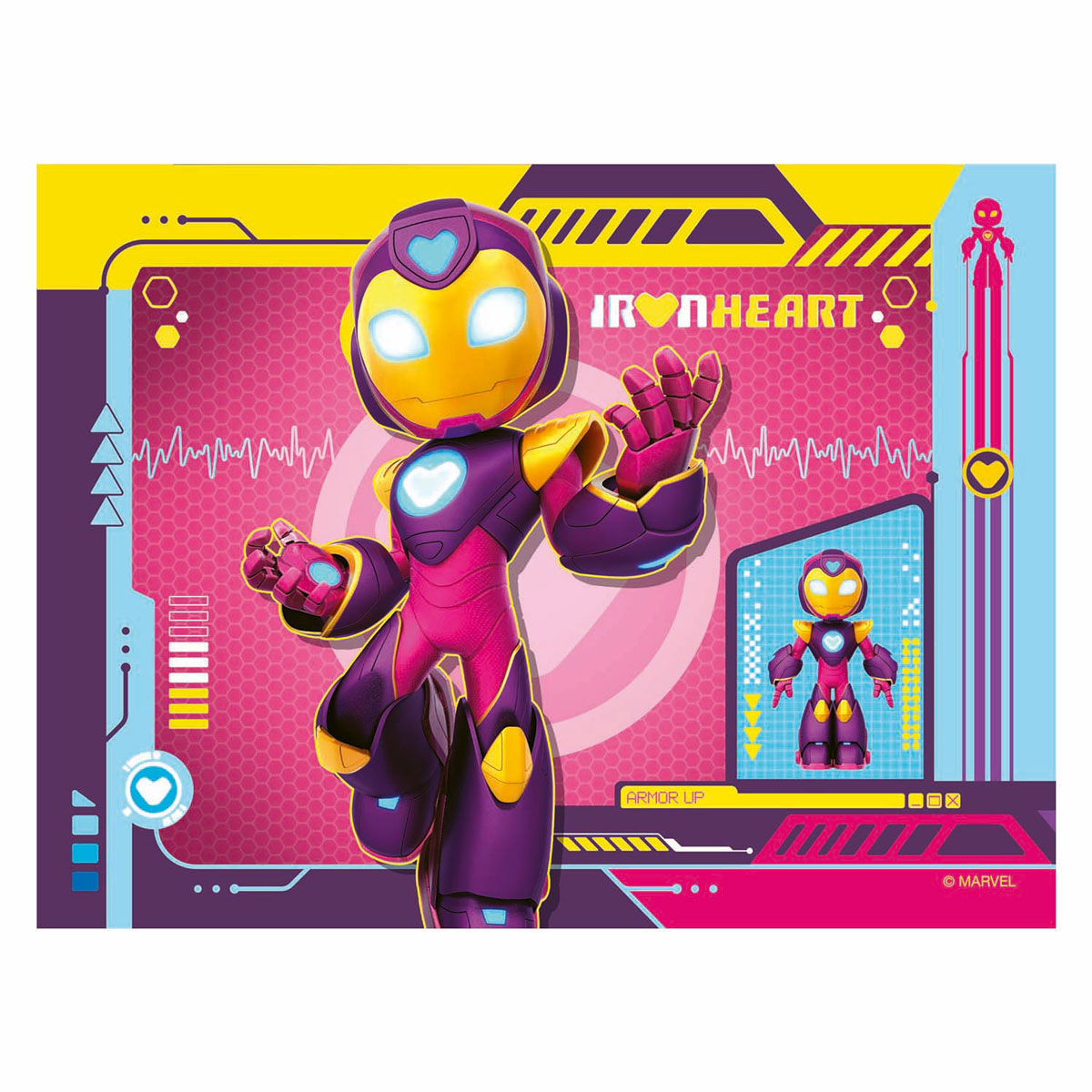 Legpuzzel Iron Man en zijn Fantastische Vriendjes - 4 Puzzels
