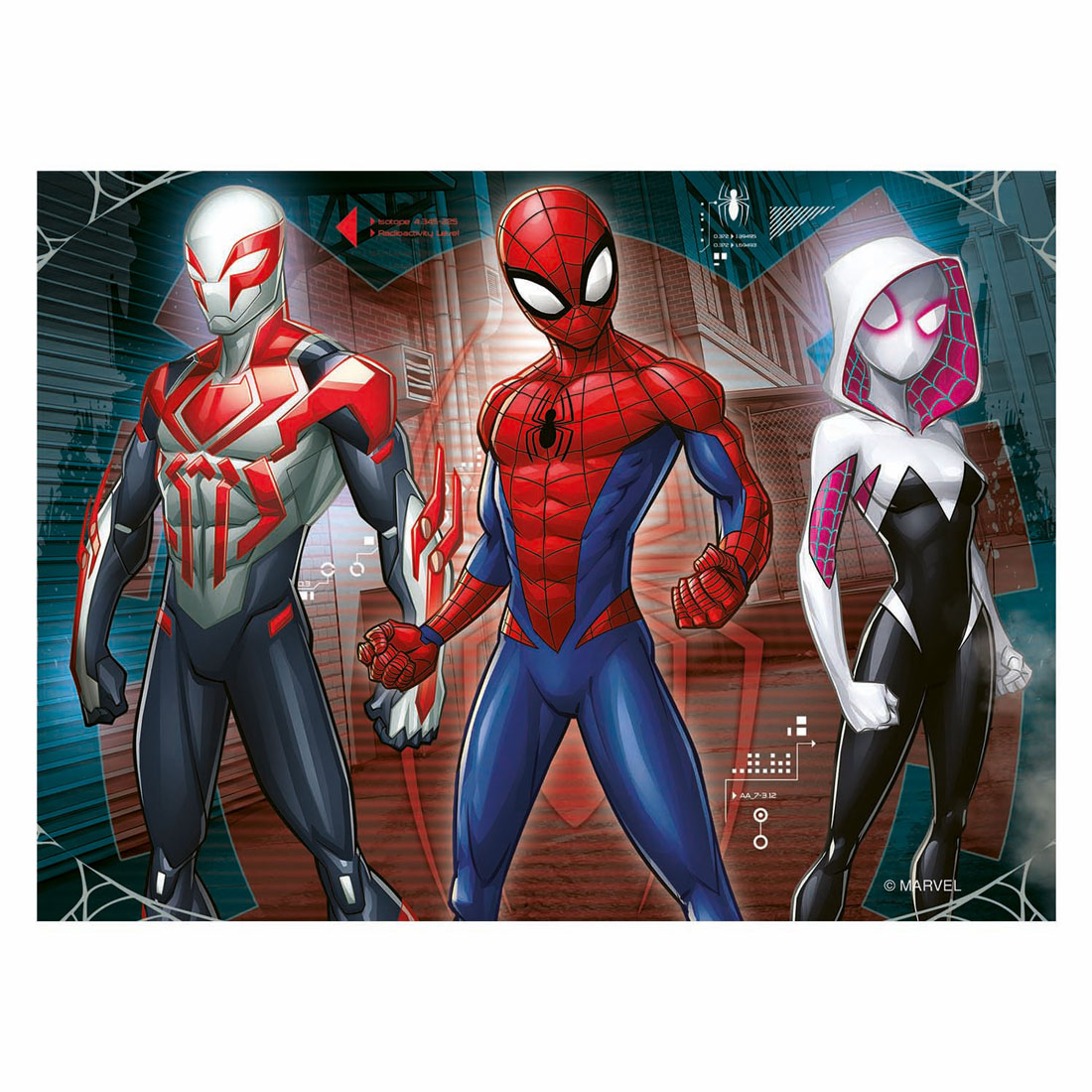 Legpuzzel Spiderman - 4 Puzzels
