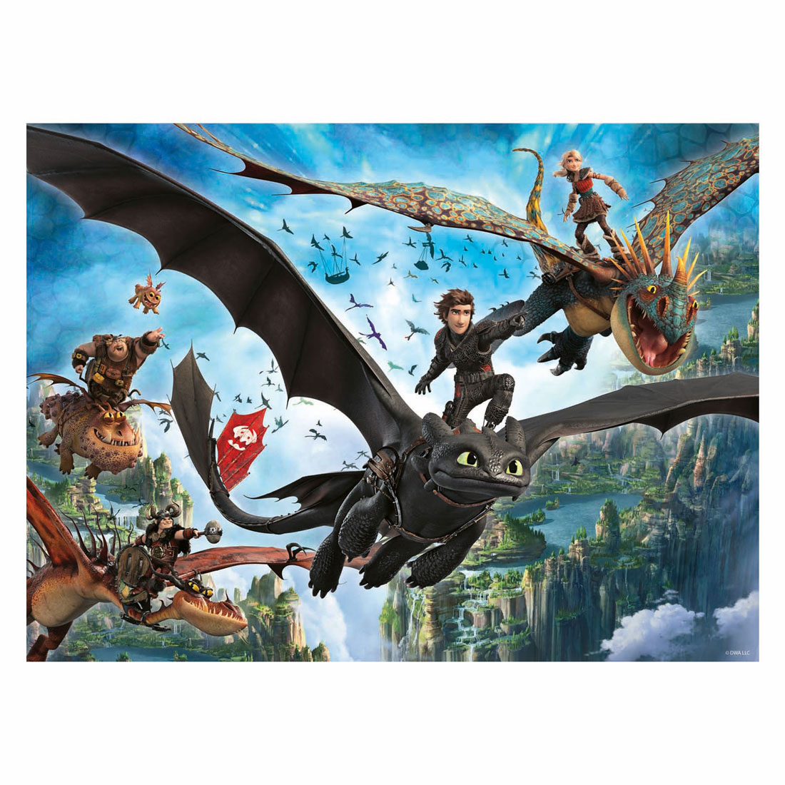 Legpuzzel Draken en Helden - 150st. XXL