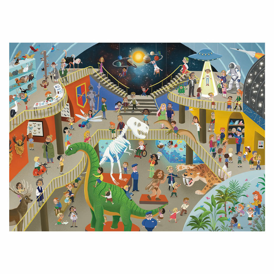 Puzzle Le Muséum d'Histoire Naturelle - 200 pièces XXL